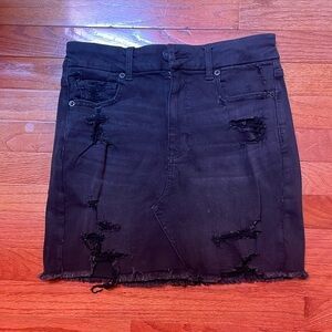American Eagle Stretch SKIRT Size 8 BLACK
